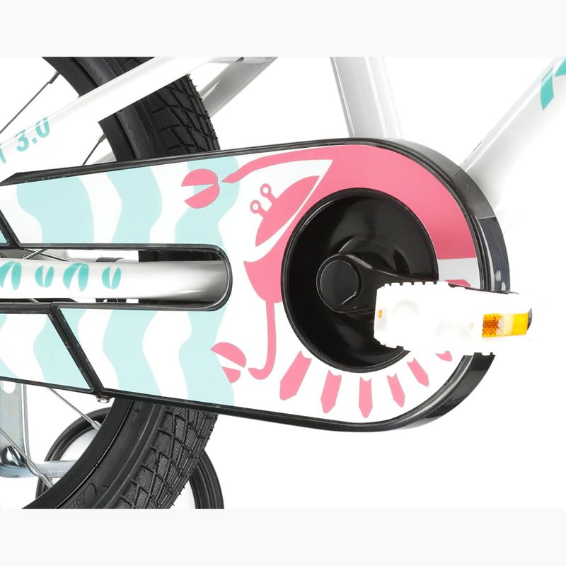 Children's bike KROSS Mini 3.0 white/celadon/shine 8