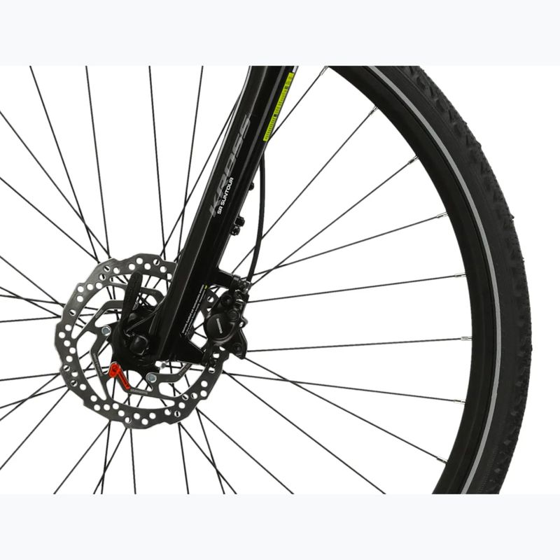 Women's cross bike KROSS Evado 7.0 W white/turquoise/shine 7