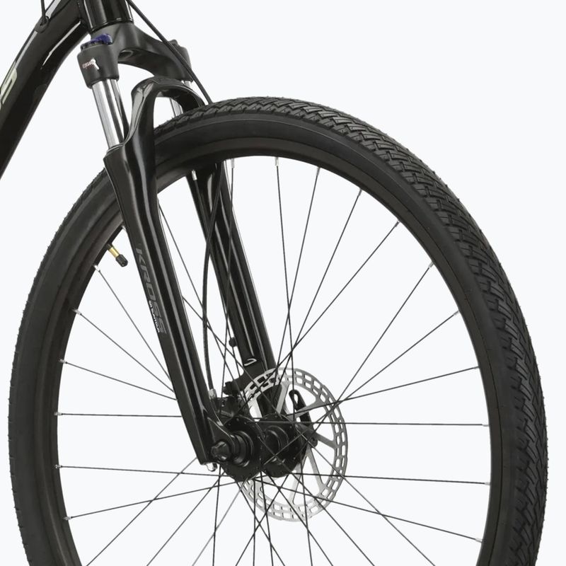 Cross bike KROSS Evado 5.0 black/green/shine 5