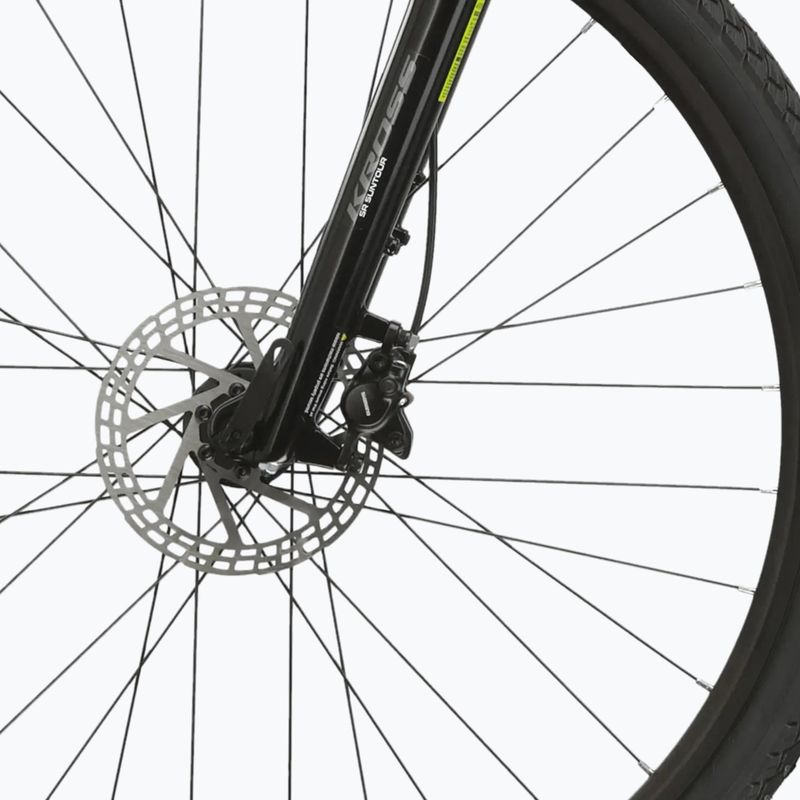 Cross bike KROSS Evado 5.0 black/green/shine 7