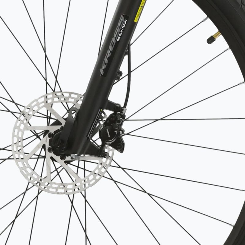 Women's cross bike KROSS Evado 5.0 W black/turquoise/shine 7