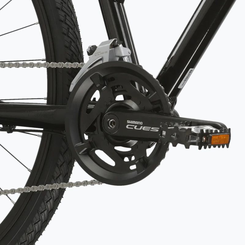 Women's cross bike KROSS Evado 5.0 W black/turquoise/shine 9