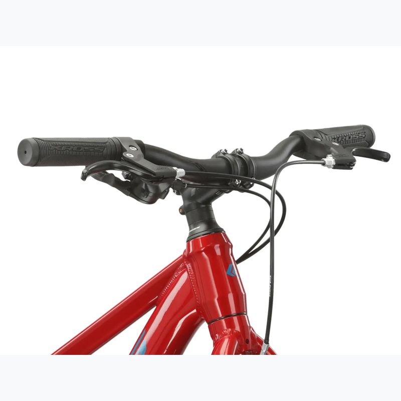 Children's bike KROSS Level Jr 1.0 red/sea blue/shine 4