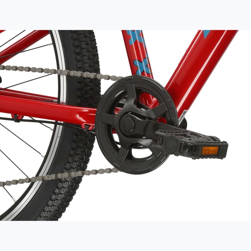 Children's bike KROSS Level Jr 1.0 red/sea blue/shine 8