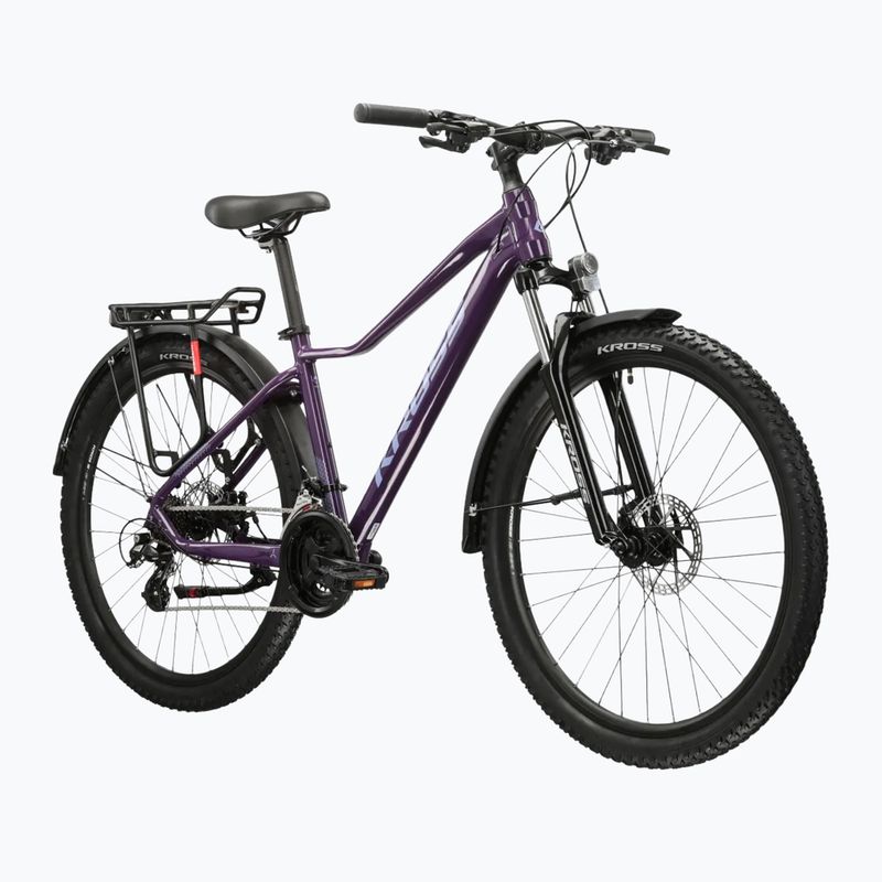 Women's mountain bike KROSS Lea 2.0 Eq W 27.5 purple/purple/shine 2