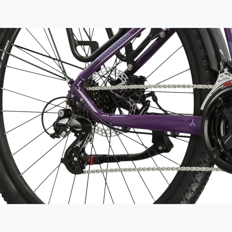 Women's mountain bike KROSS Lea 2.0 Eq W 27.5 purple/purple/shine 8
