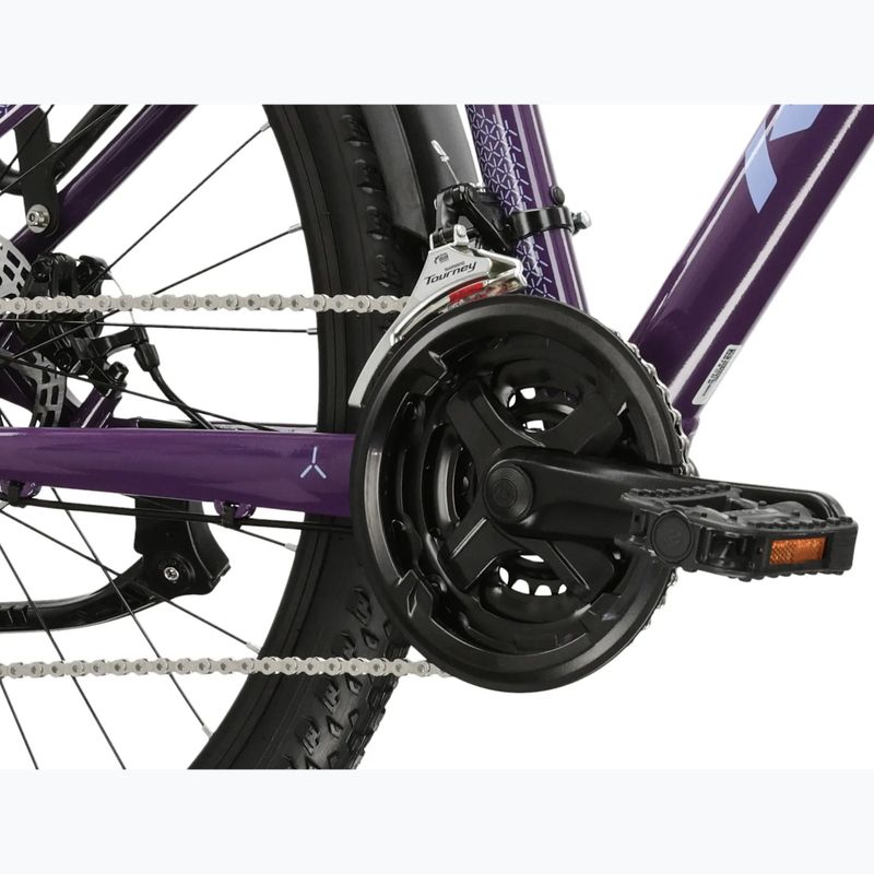 Women's mountain bike KROSS Lea 2.0 Eq W 27.5 purple/purple/shine 9