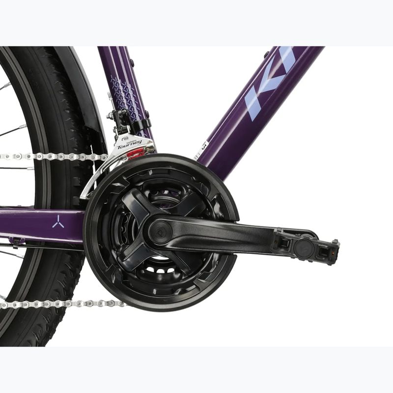 Women's mountain bike KROSS Lea 2.0 Eq W 27.5 purple/purple/shine 10