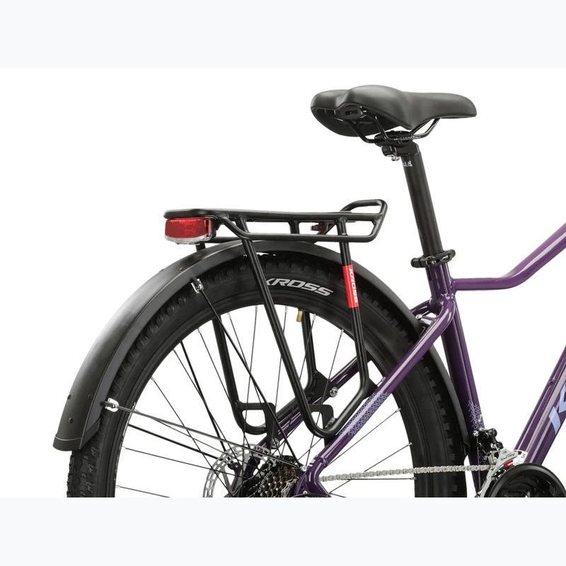 Women's mountain bike KROSS Lea 2.0 Eq W 27.5 purple/purple/shine 11