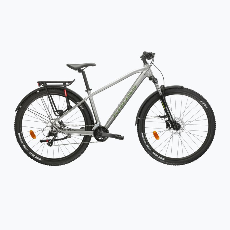 Mountain bike KROSS Hexagon 4.0 EQ 27,5" silver/green/shine