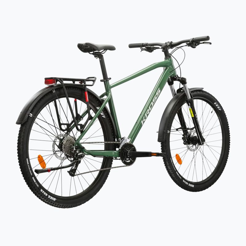 Mountain bike KROSS Hexagon 4.0 EQ 27,5" green/silver/shine 3