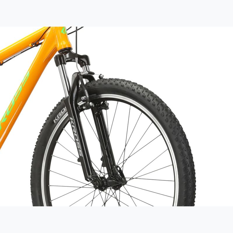 Mountain bike KROSS Hexagon 1.0 26" orange/green/ shine 5