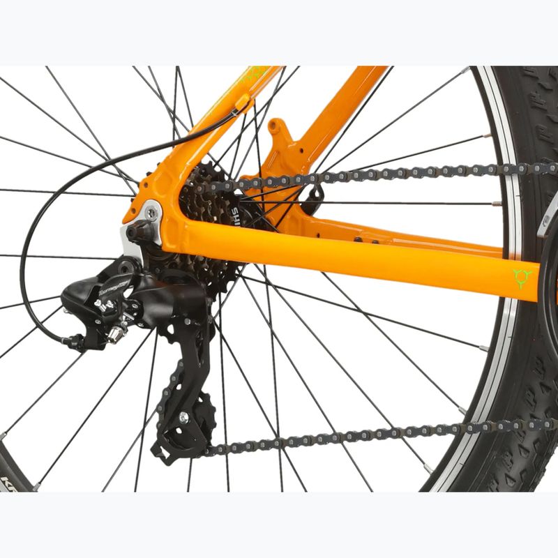 Mountain bike KROSS Hexagon 1.0 26" orange/green/ shine 7