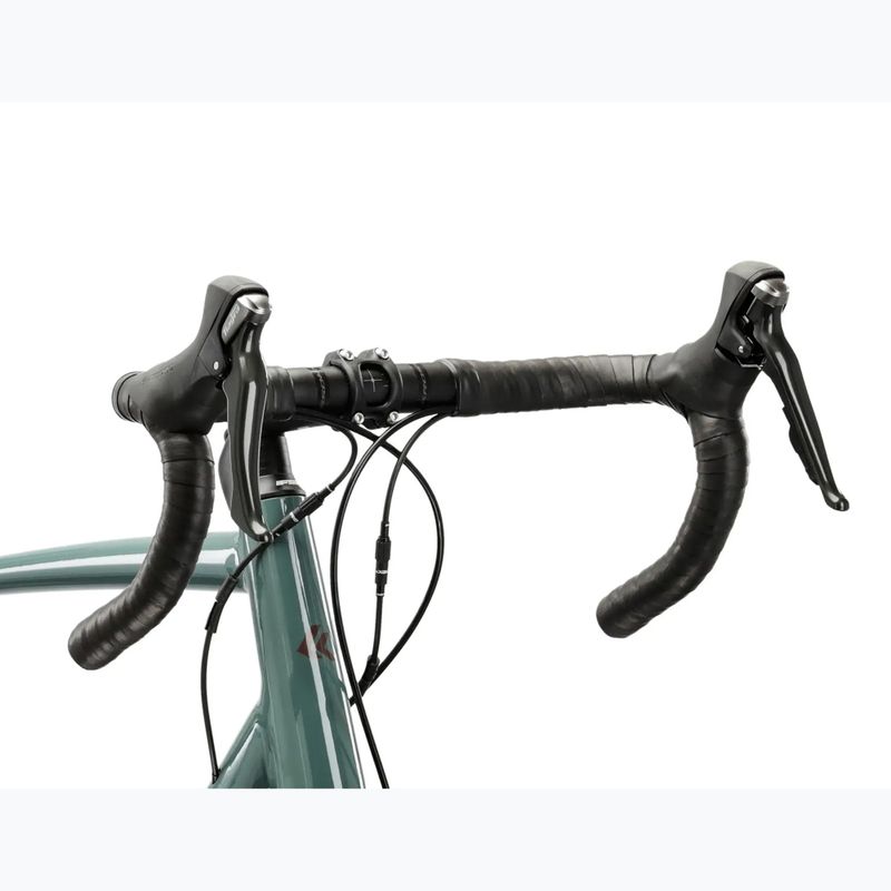 Road bike KROSS Vento 4.0 green/maroon/shine 6