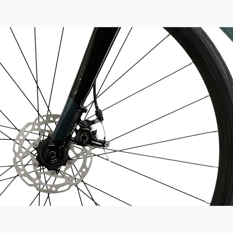 Road bike KROSS Vento 4.0 green/maroon/shine 9