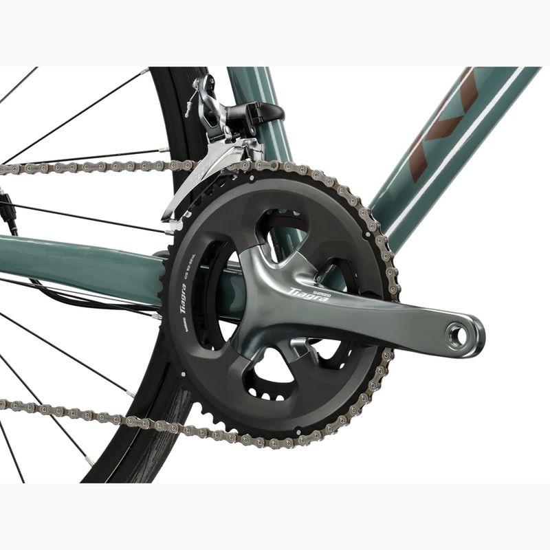 Road bike KROSS Vento 4.0 green/maroon/shine 12