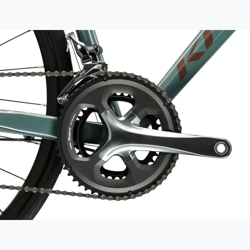 Road bike KROSS Vento 4.0 green/maroon/shine 13