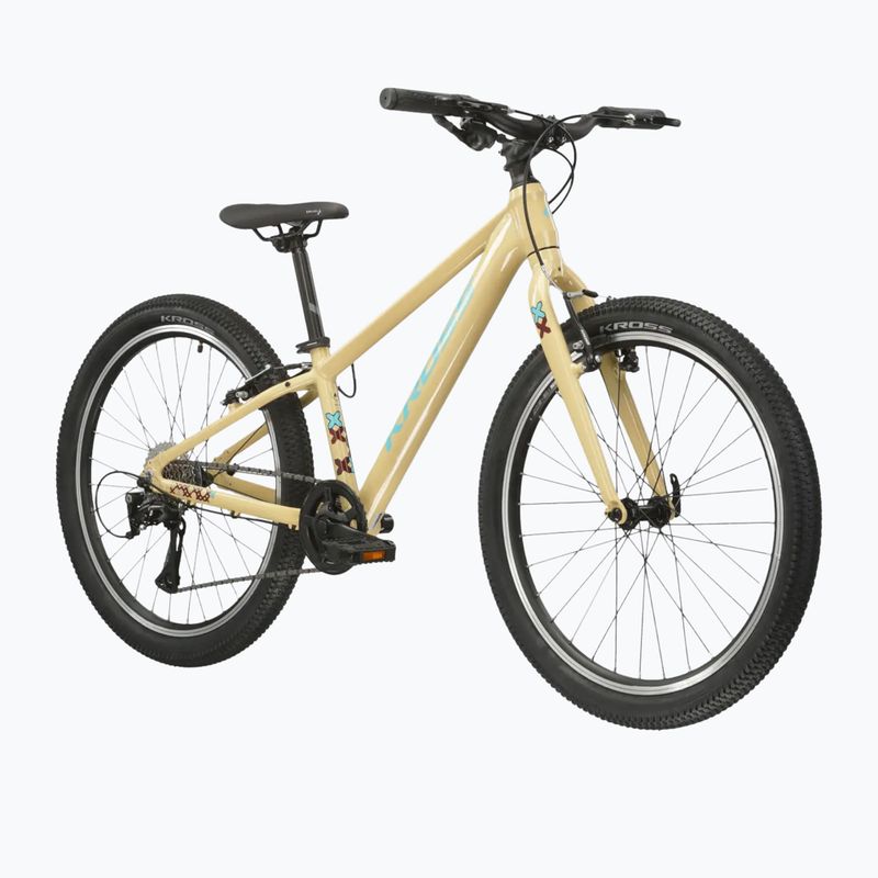 Children's bike KROSS Level Jr 1.0 beige/red/shine 2