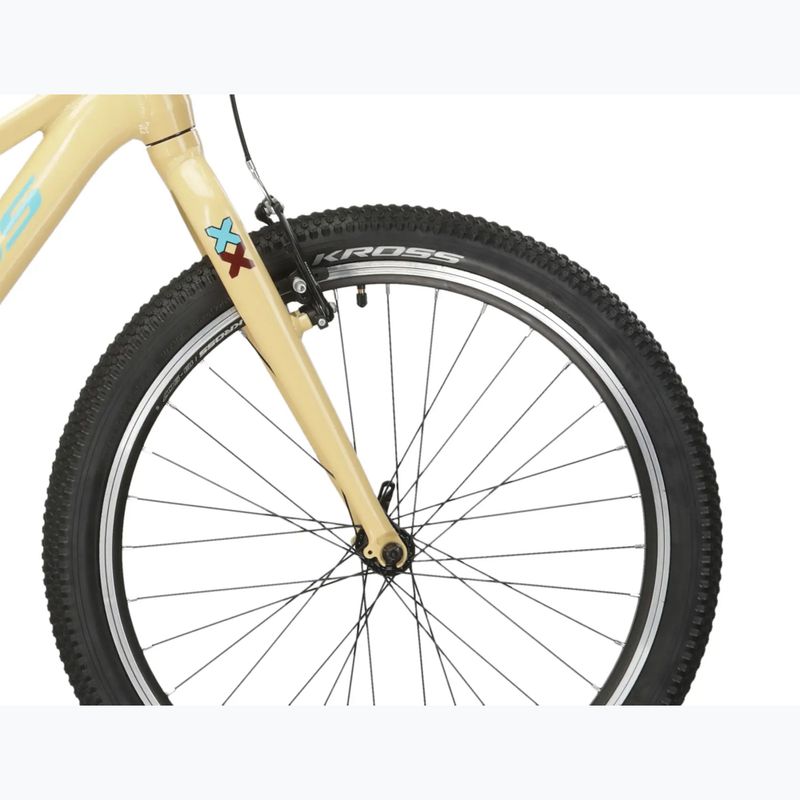 Children's bike KROSS Level Jr 1.0 beige/red/shine 6