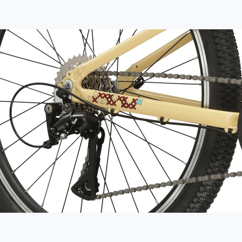 Children's bike KROSS Level Jr 1.0 beige/red/shine 7