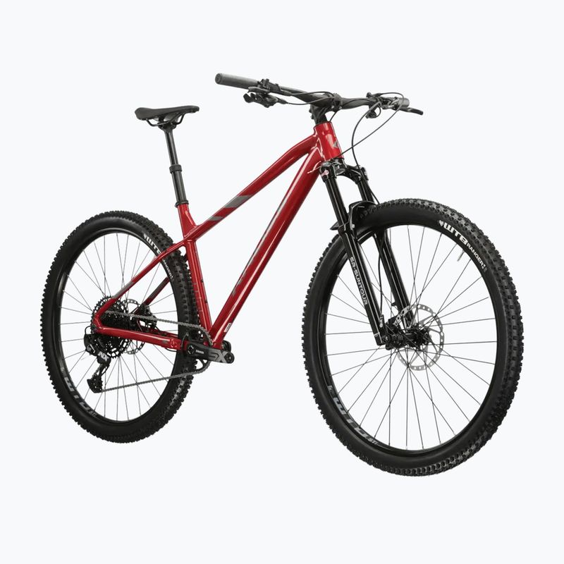 Women's mountain bike KROSS Level 6.0 red/grey 2