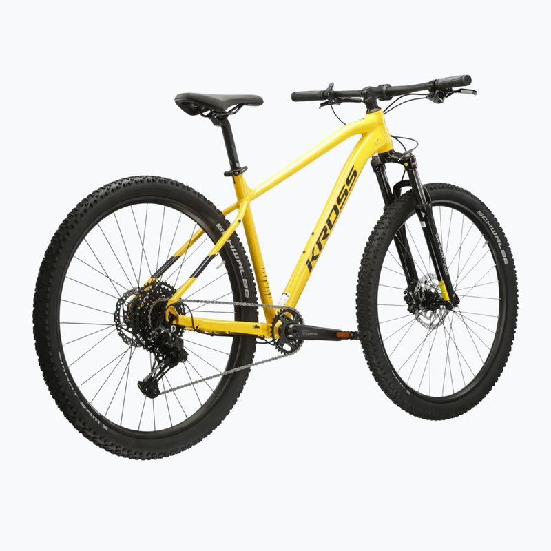 Mountain bike KROSS Level 4.0 yellow/black/shine 3