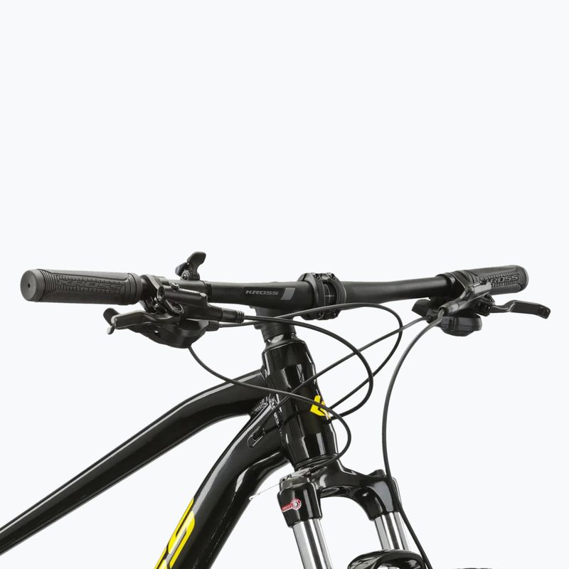 Mountain bike KROSS Level 2.0 black/yellow/shine 4