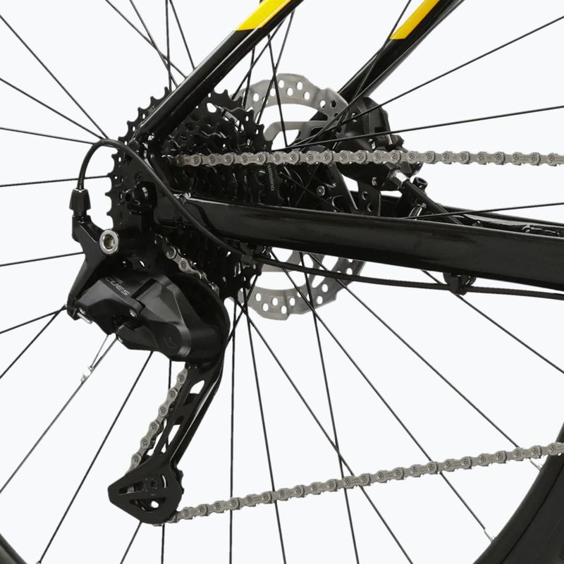 Mountain bike KROSS Level 2.0 black/yellow/shine 8