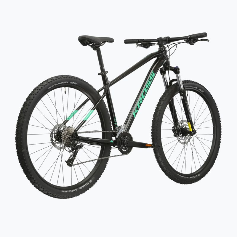 Mountain bike KROSS Level 1.0 black/green/shine 3