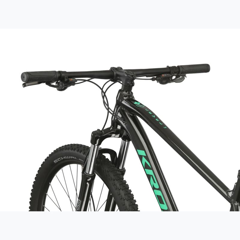 Mountain bike KROSS Level 1.0 black/green/shine 4
