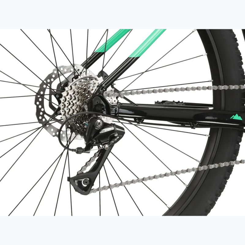 Mountain bike KROSS Level 1.0 black/green/shine 11