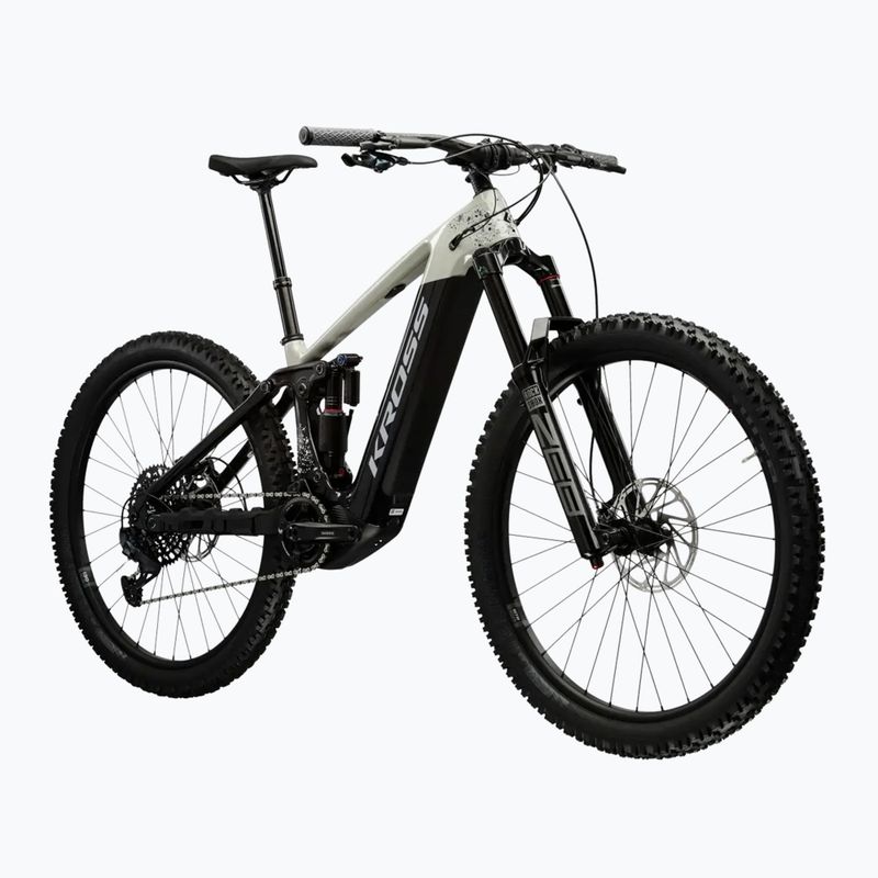 Men's electric bike KROSS Moon Boost 1.0 el. 630 Wh grey/black/shine 2