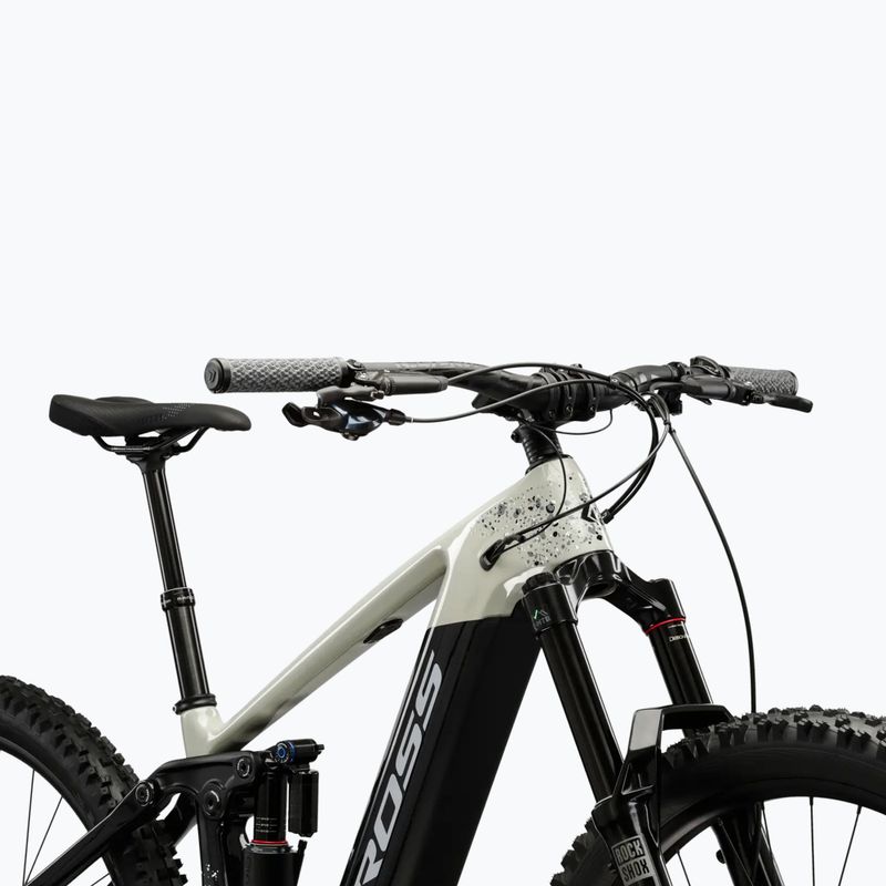 Men's electric bike KROSS Moon Boost 1.0 el. 630 Wh grey/black/shine 4