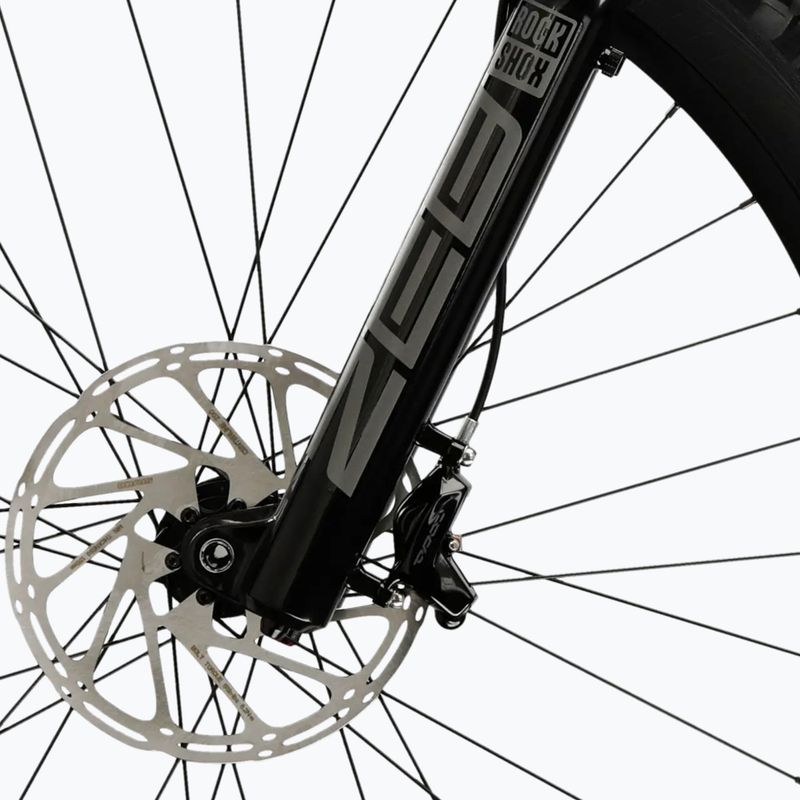 Men's electric bike KROSS Moon Boost 1.0 el. 630 Wh grey/black/shine 8