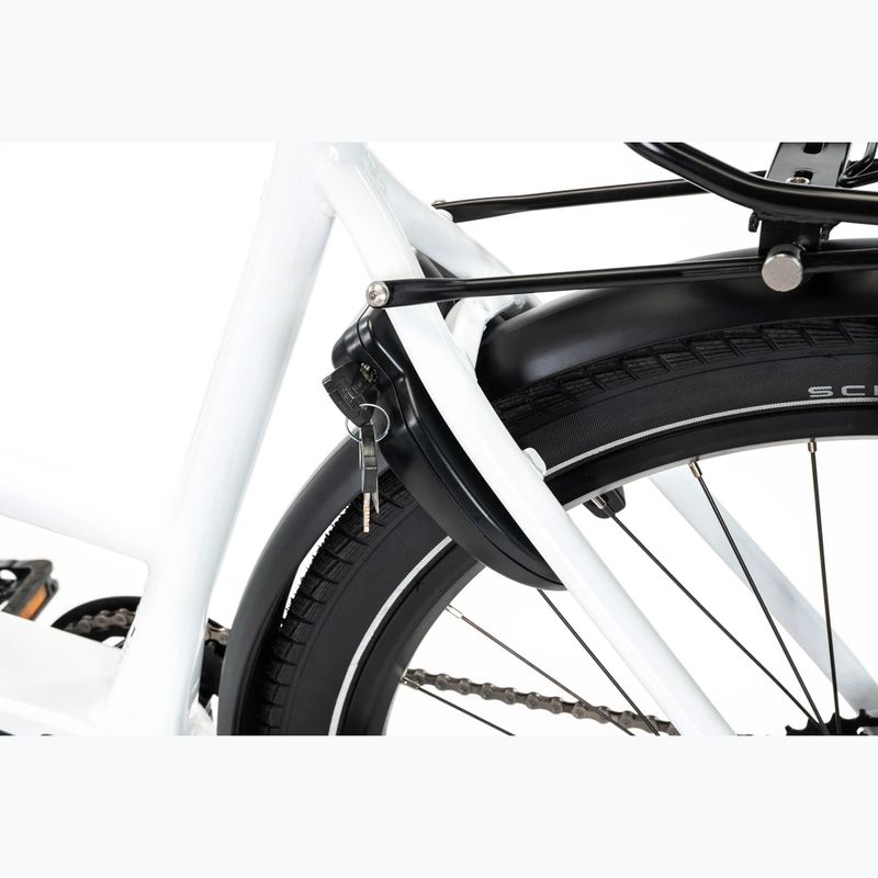 Electric bike KROSS E-Cargo Space Platform el. white/black/shine 16