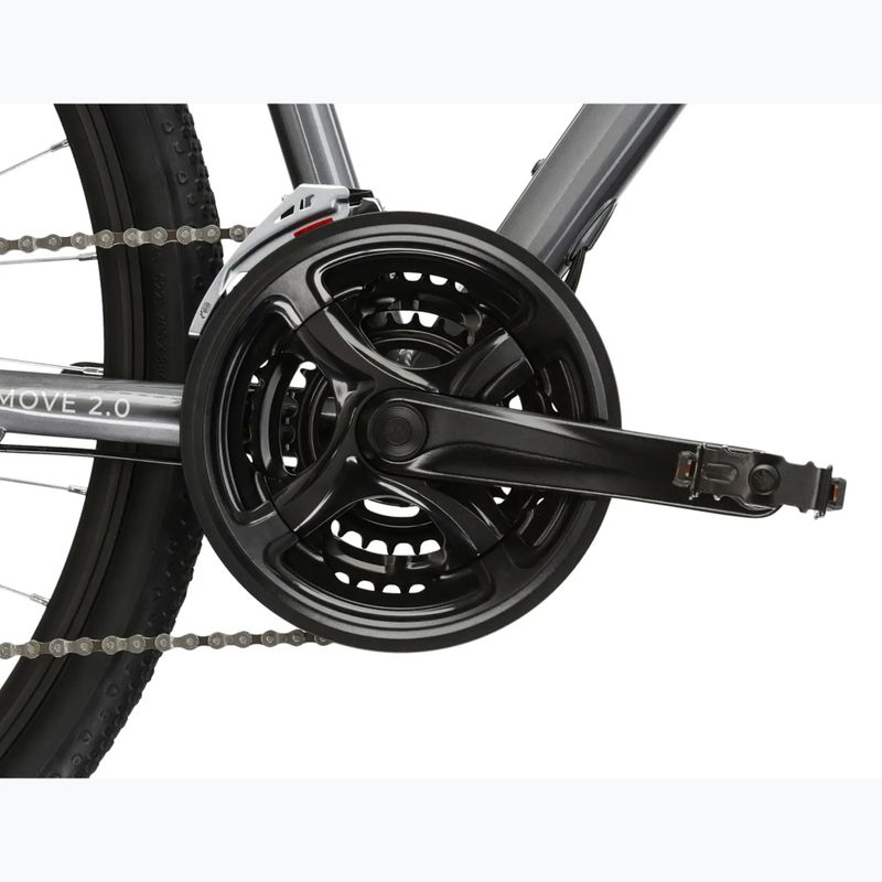 Women's city bike KROSS Move 2.0 W graphite/silver/shine 10