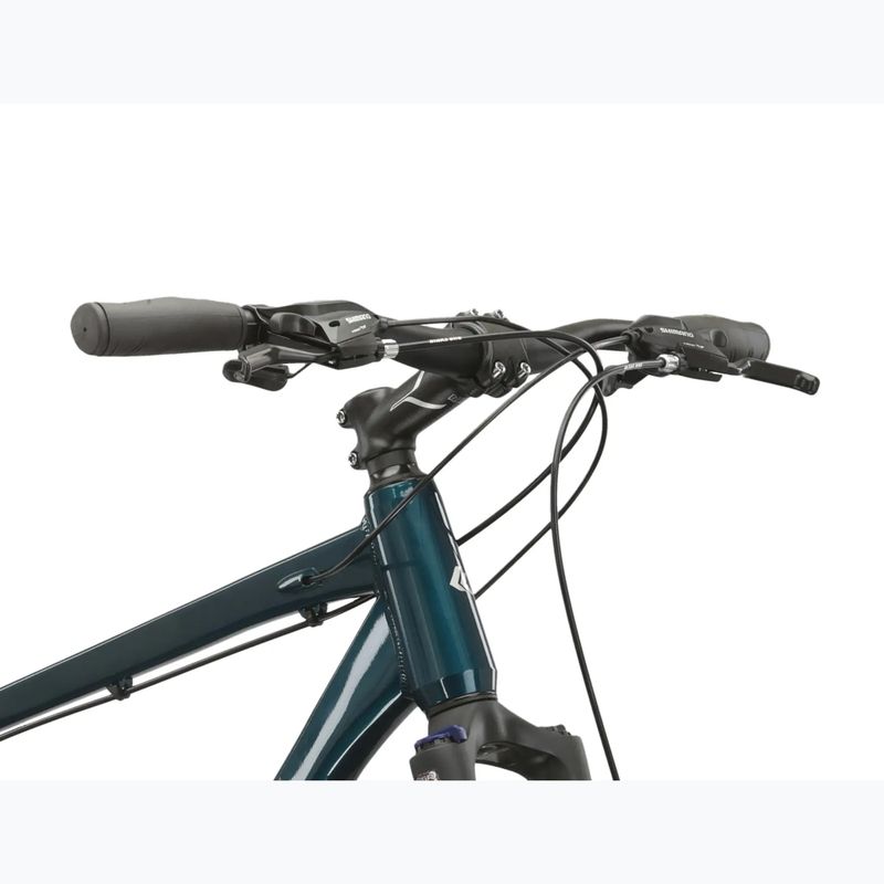 Men's city bike KROSS Move 2.0 turquoise/silver/shine 4