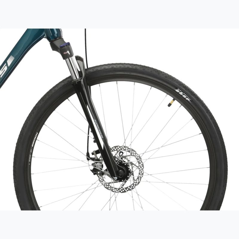 Men's city bike KROSS Move 2.0 turquoise/silver/shine 6