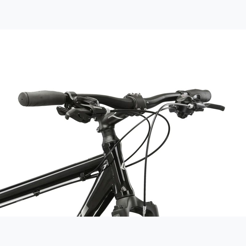 Men's city bike KROSS Move 1.0 black/silver/shine 4