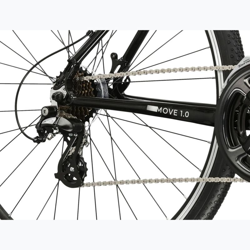 Men's city bike KROSS Move 1.0 black/silver/shine 7