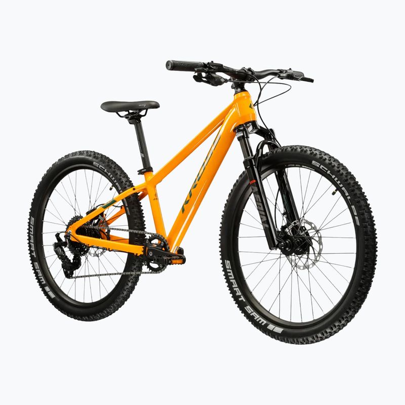 Children's bike KROSS Level Jr 4.0 orange/green/shine 2
