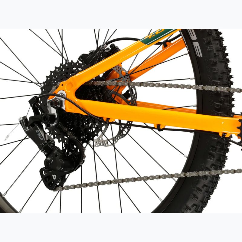 Children's bike KROSS Level Jr 4.0 orange/green/shine 8