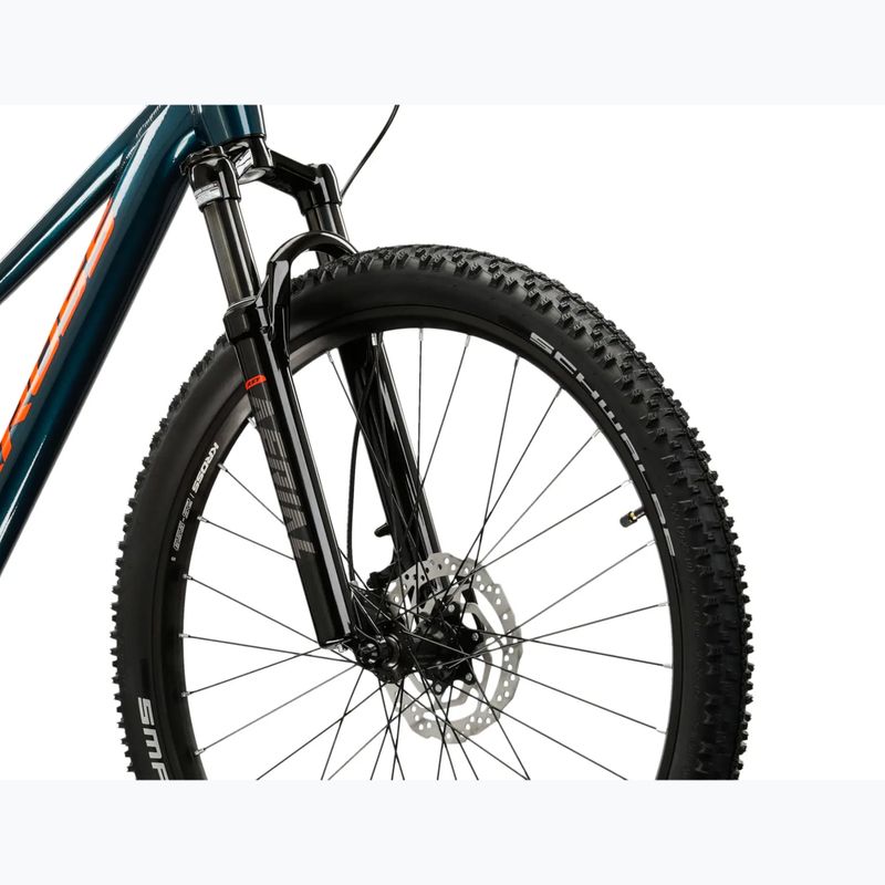 Junior bike KROSS Level Jr 5.0 turquoise/orange/shine 5