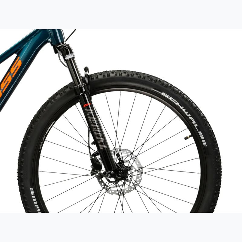 Junior bike KROSS Level Jr 5.0 turquoise/orange/shine 6