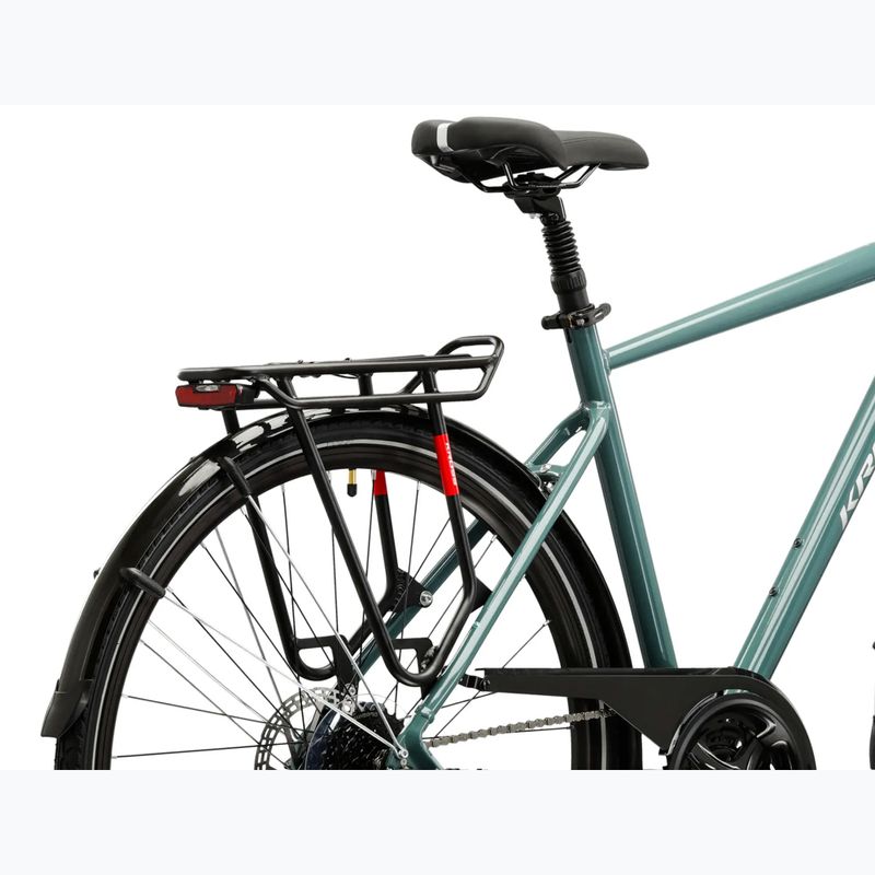 Men's trekking bike KROSS Trans 3.0 green/silver/shine 11