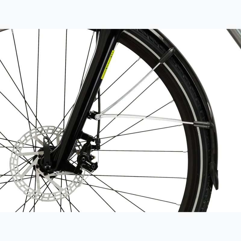 Men's trekking bike KROSS Trans 3.0 silver/blue/shine 7