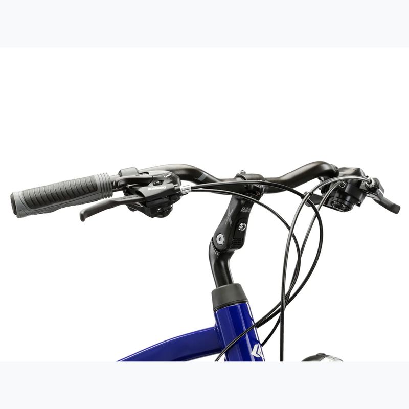 Men's trekking bike KROSS Trans 1.0 navy/silver/shine 4