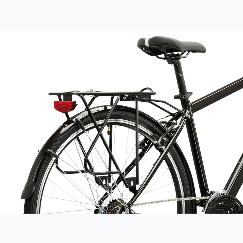 Men's trekking bike KROSS Trans 1.0 black/silver/shine 10