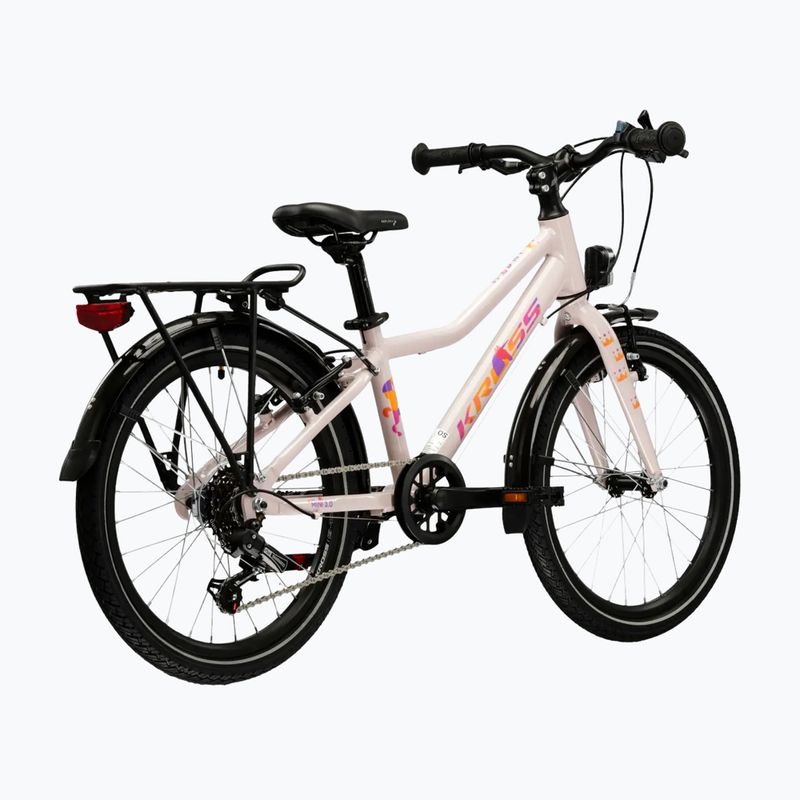 Children's bike KROSS Lea Mini 3.0 Eq W pink/pink/shine 3