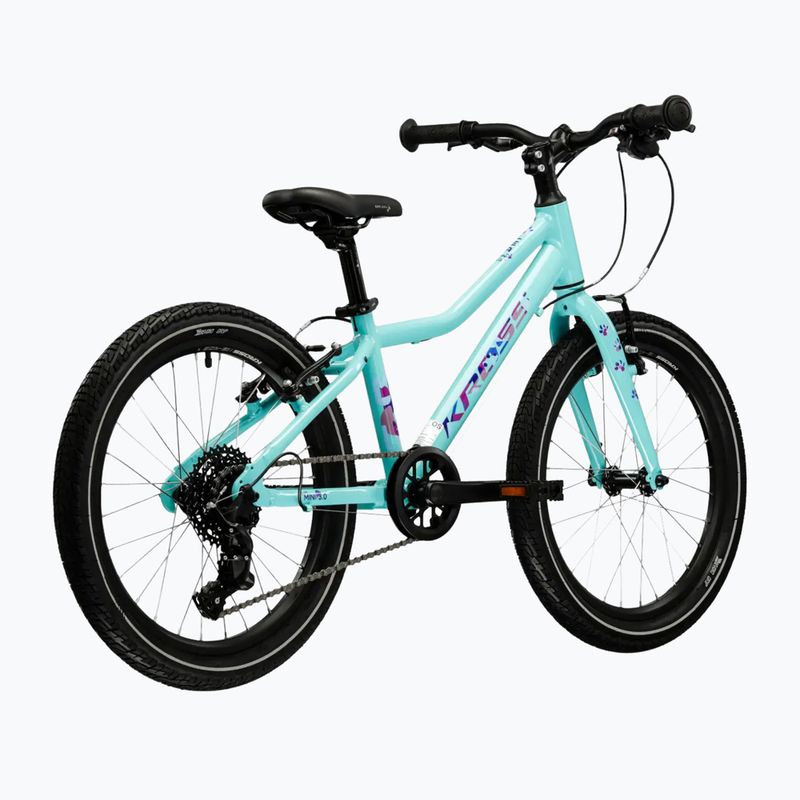 Children's bike KROSS Lea Mini 3.0 W sea blue/purple/shine 3